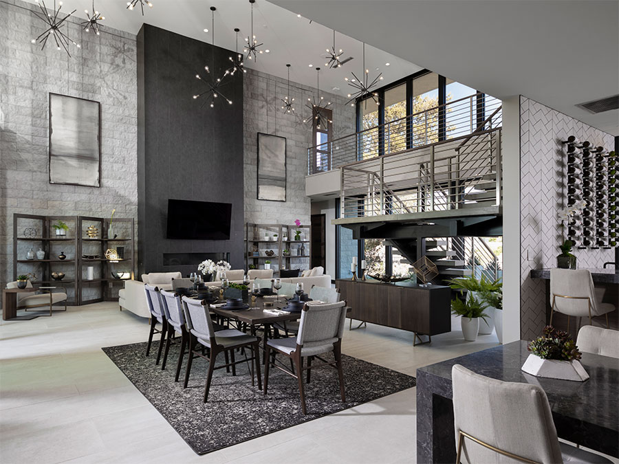 Modern home interior showcasing accessibility design