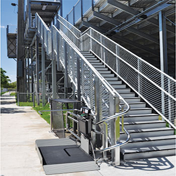 Artira installed on stairs outdoor
