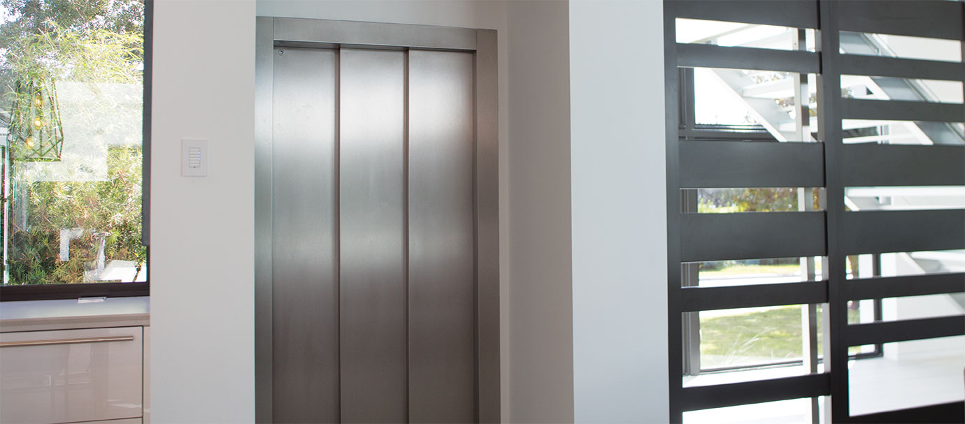 Garaventa Lift Home elevator inside a brand new luxury home