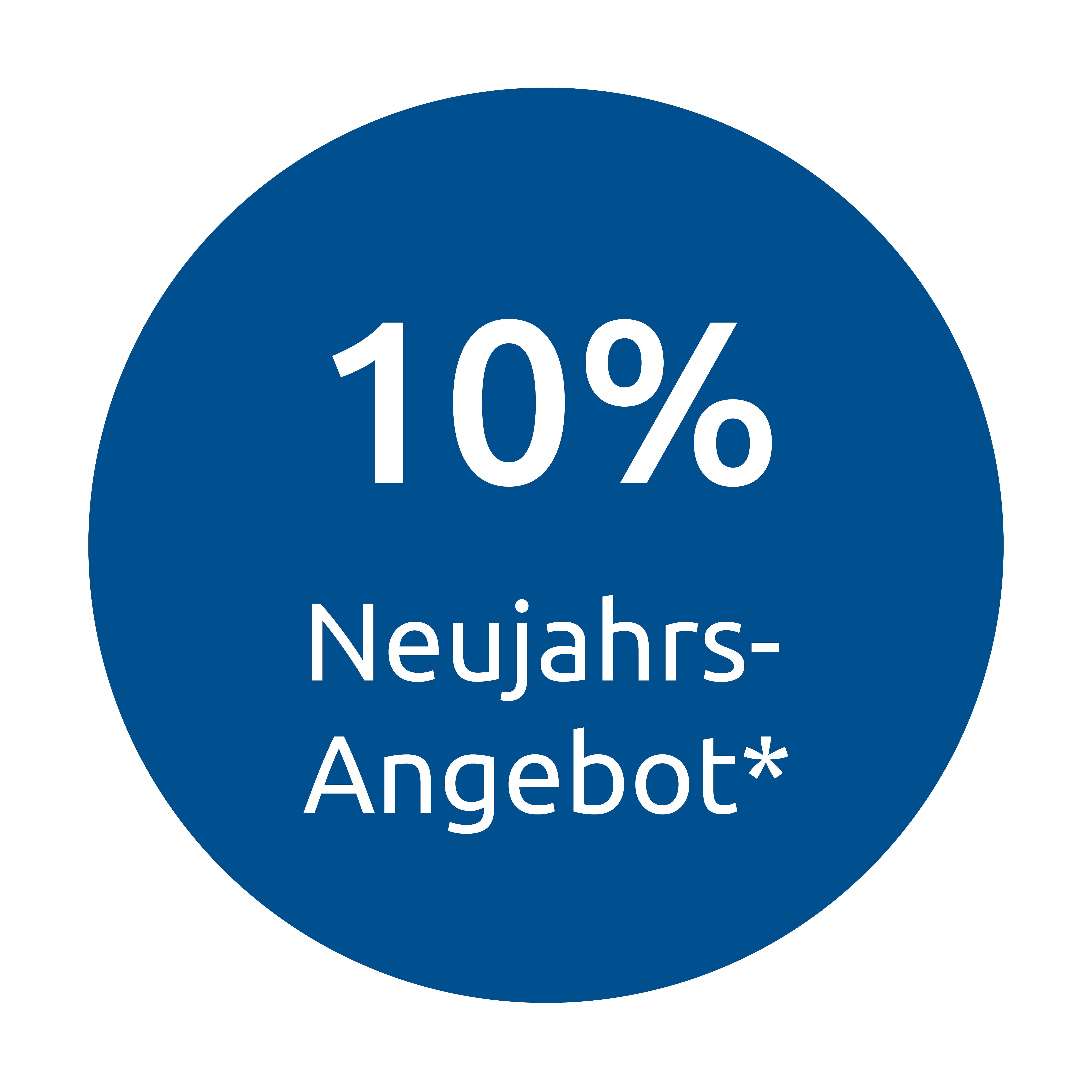 10% Neujahrs-Angebot