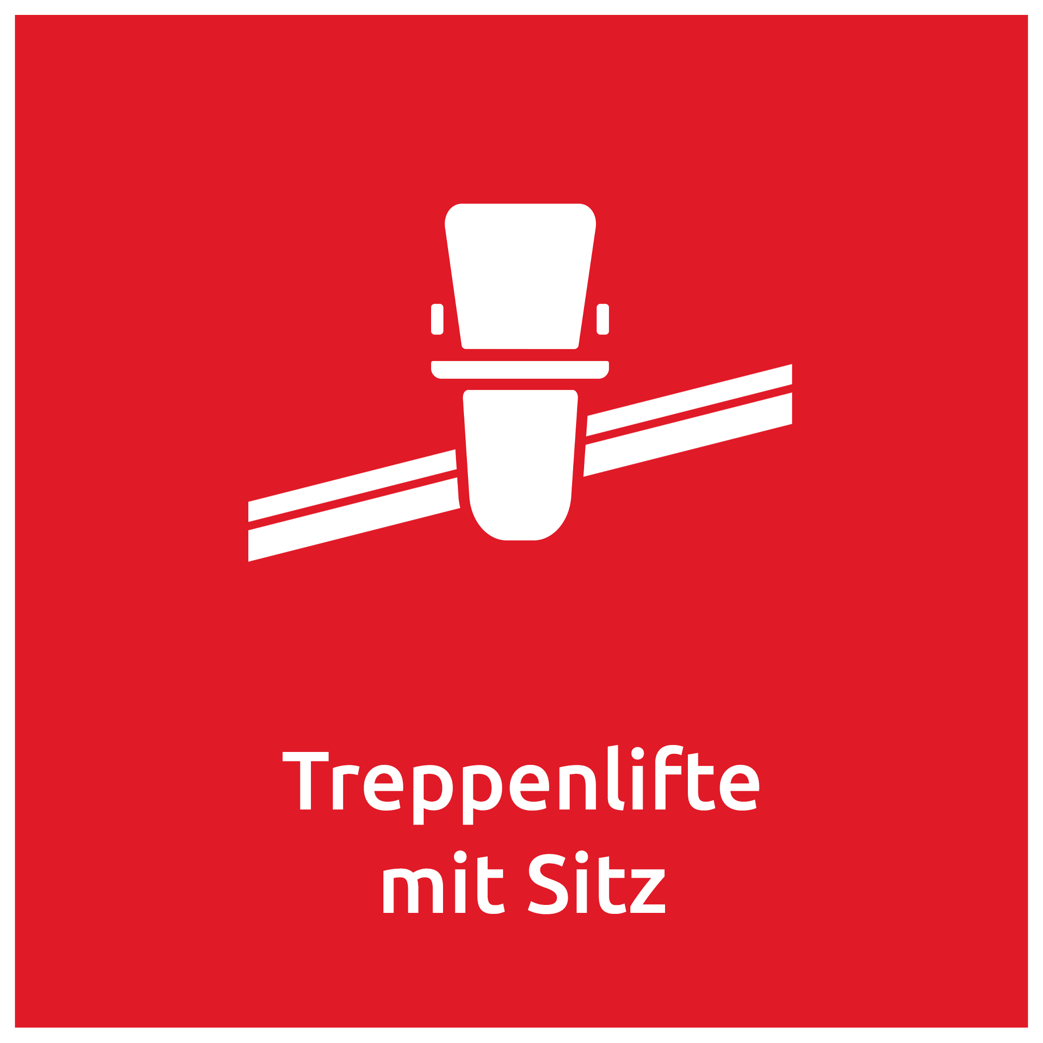 Icon Treppenlifte mit Sitz