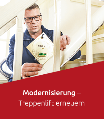 Mit einem Rigert Treppenlift bleiben Sie zuhause mobil im Alter